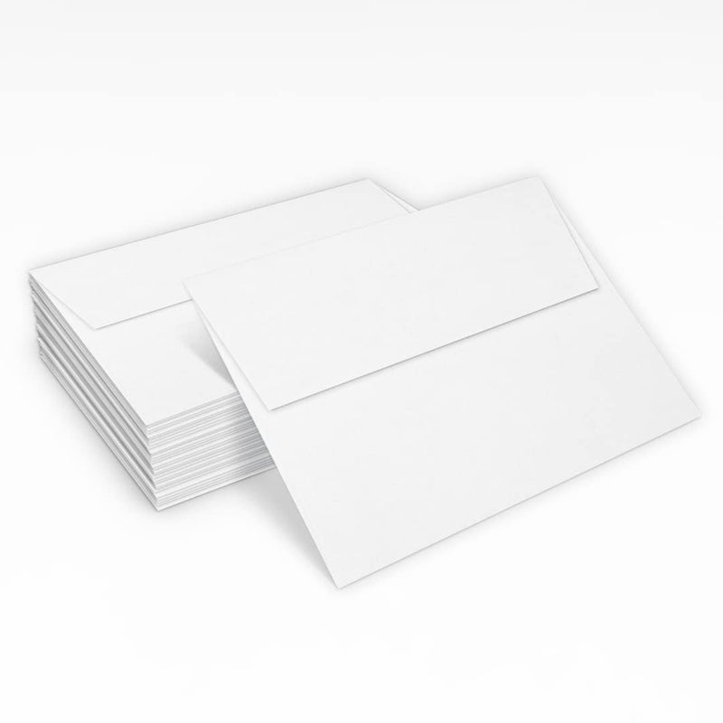 LUXPaper A7 Invitation Envelopes | Peel & Press | 5 1/4" x 7 1/4" | White | 80lb. Text | 100% Recycled | 50 Qty - Image 5